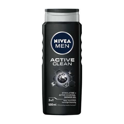 NIVEA Men Active Clean Shower Gel 500 ml