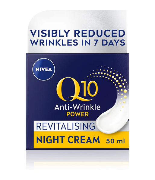 NIVEA Q10 Power Anti-Wrinkle Night Cream Moisturiser 50 ML