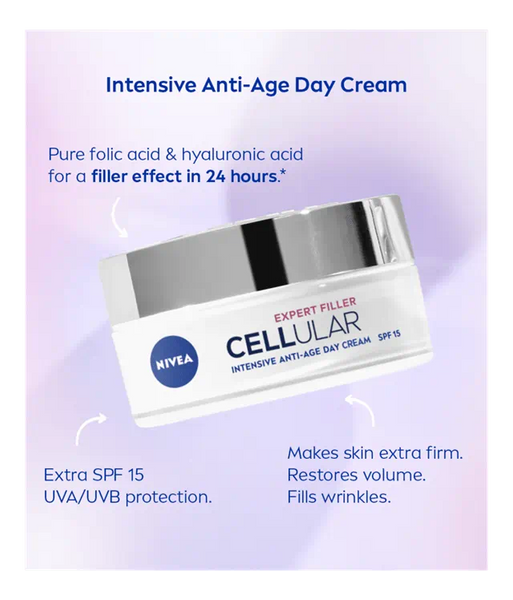 NIVEA Cellular Expert Filler Intensive Anti-Age Day Cream SPF 15 50 ML